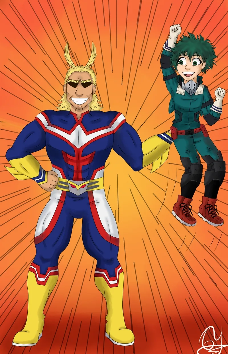 Phiêu lưu mãnh liệt cùng my hero academia all might x deku
