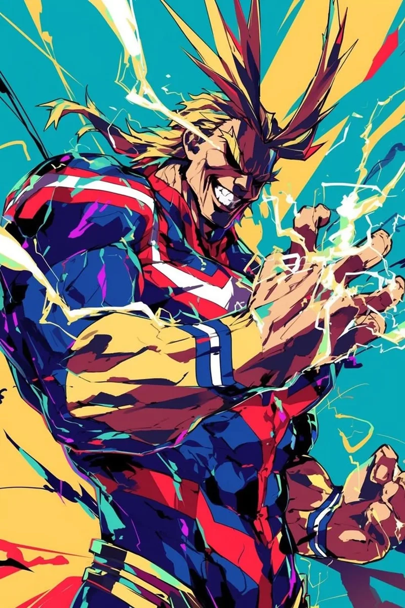 Không thể bỏ qua hình all might đặc sắc
