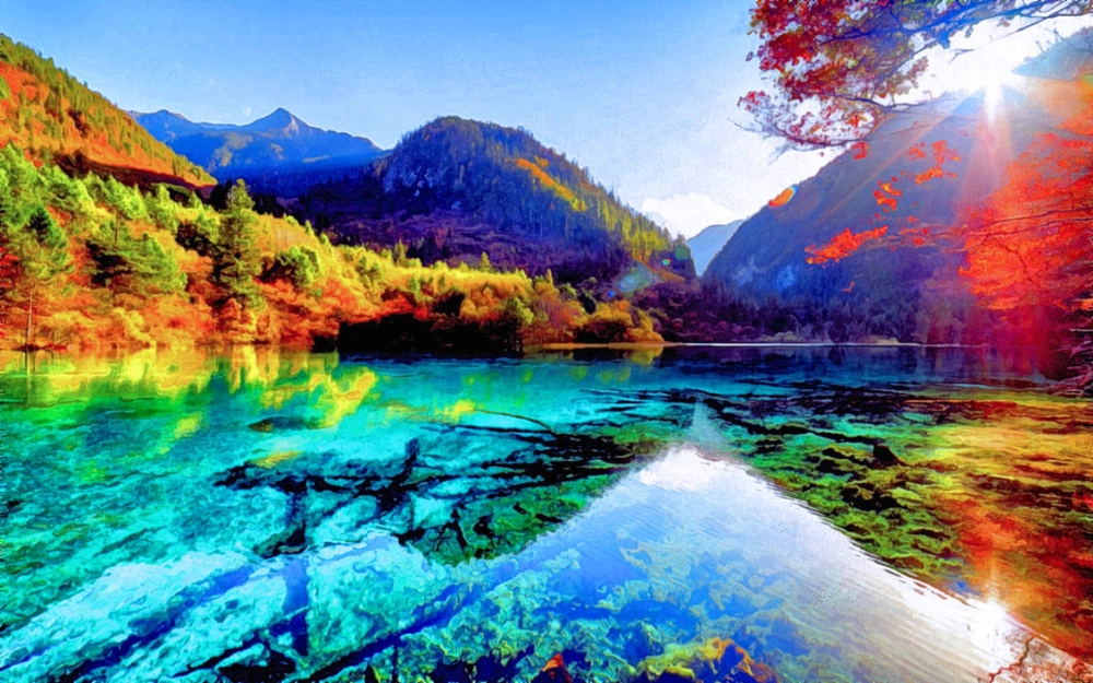 Ngắm ảnh phong cảnh đẹp thành phố hiện đại và lung linh ánh đèn