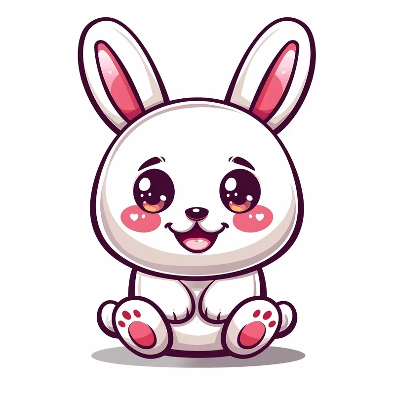 Tăng điểm dễ thương với avatar thỏ cute chibi