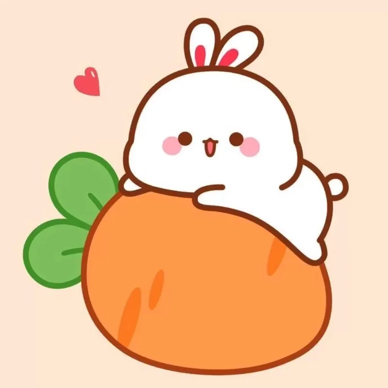 Chia sẻ sự ngọt ngào từ chibi cute hình thỏ cute