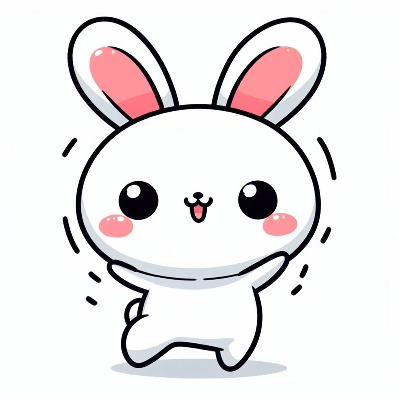 Trang trí điện thoại bằng hình nền thỏ cute chibi