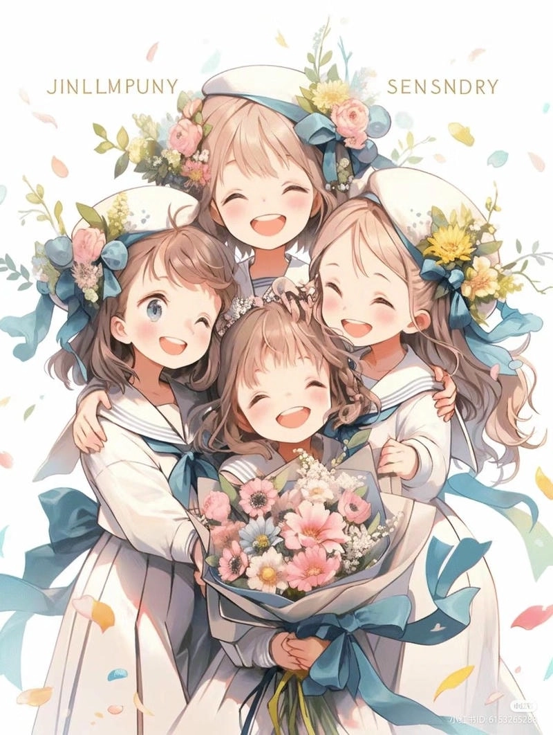 Bộ sưu tập avatar 4 người chibi cute và đáng yêu