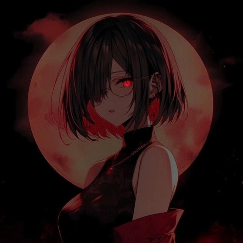 Sở hữu avatar anime ác quỷ lạnh lùng ngầu chất giúp hình ảnh nổi bật trên mạng xã hội