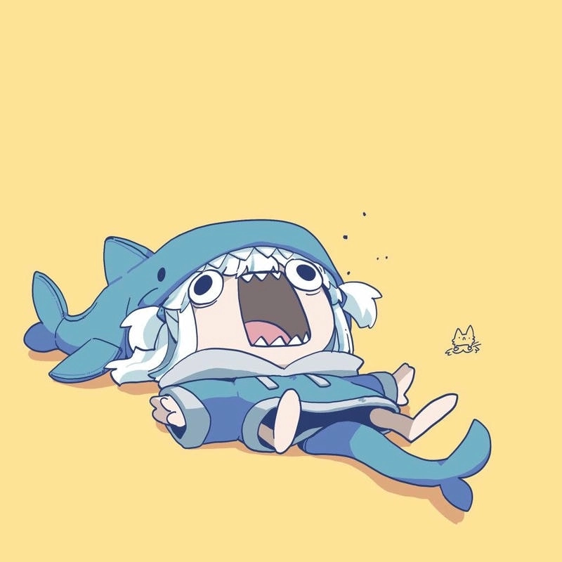 Tạo phong cách riêng với avatar cá mập nữ cute đáng yêu nổi bật trên mạng xã hội