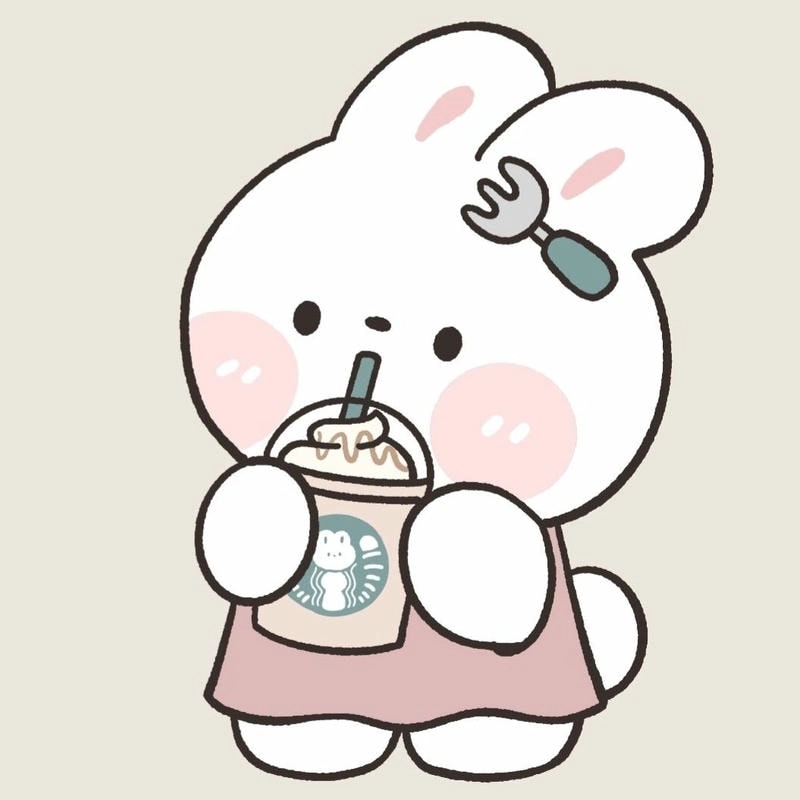 Trang trí profile với avatar thỏ thú vị