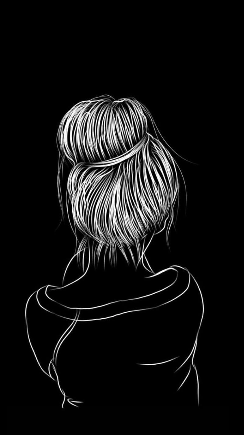 Xem ảnh đen trắng avatar buồn nữ nổi bật