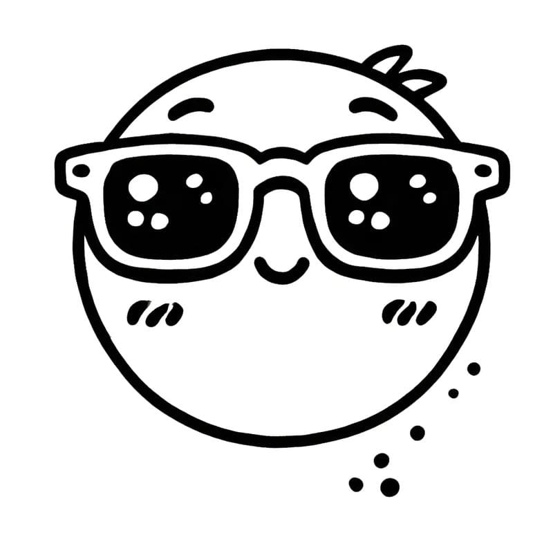 Thêm nét hoạt hình với avatar hình mặt cười trắng đen anime