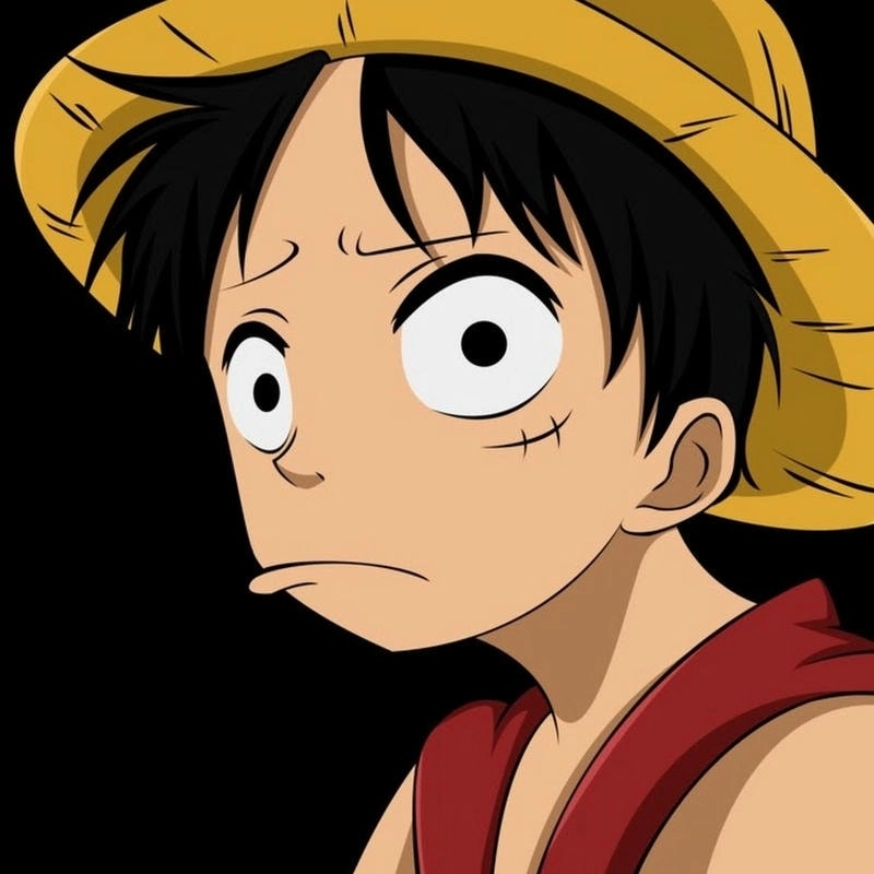 Khám phá avatar anime Luffy phong cách hoạt hình độc đáo