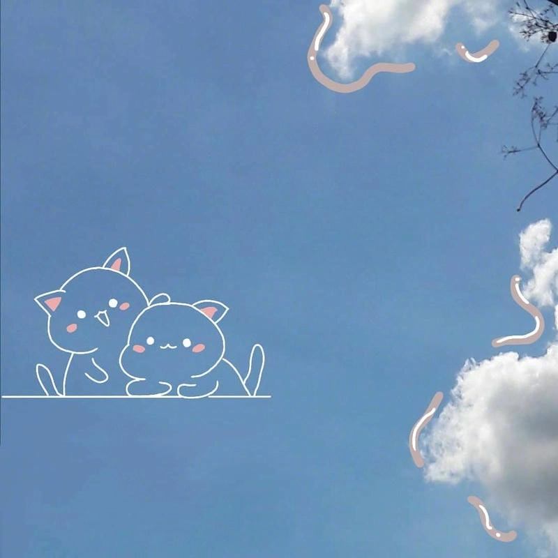 Khám phá avatar màu xanh dương cute dễ thương và nổi bật