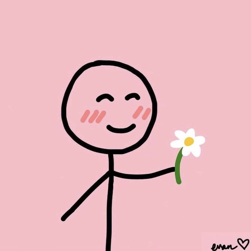 Chia sẻ tâm trạng với avatar người que buồn đầy cảm xúc nhẹ nhàng