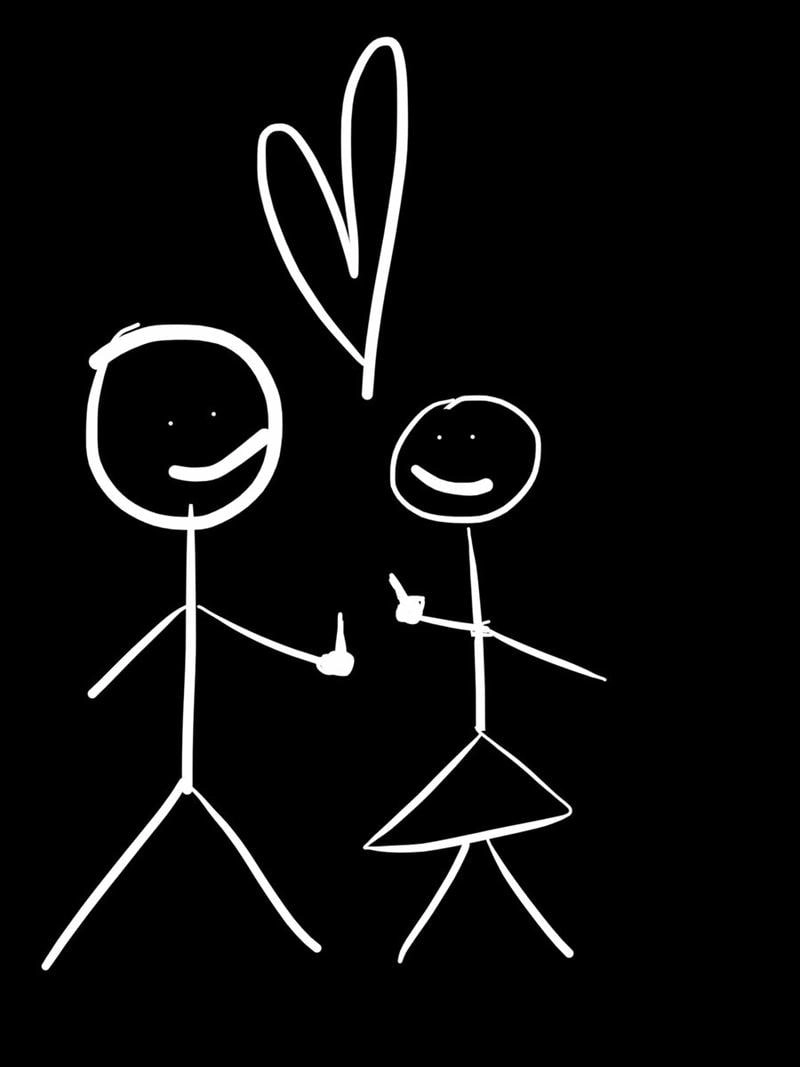 Tạo nét dễ thương cho cặp đôi với avatar đôi người que sinh động