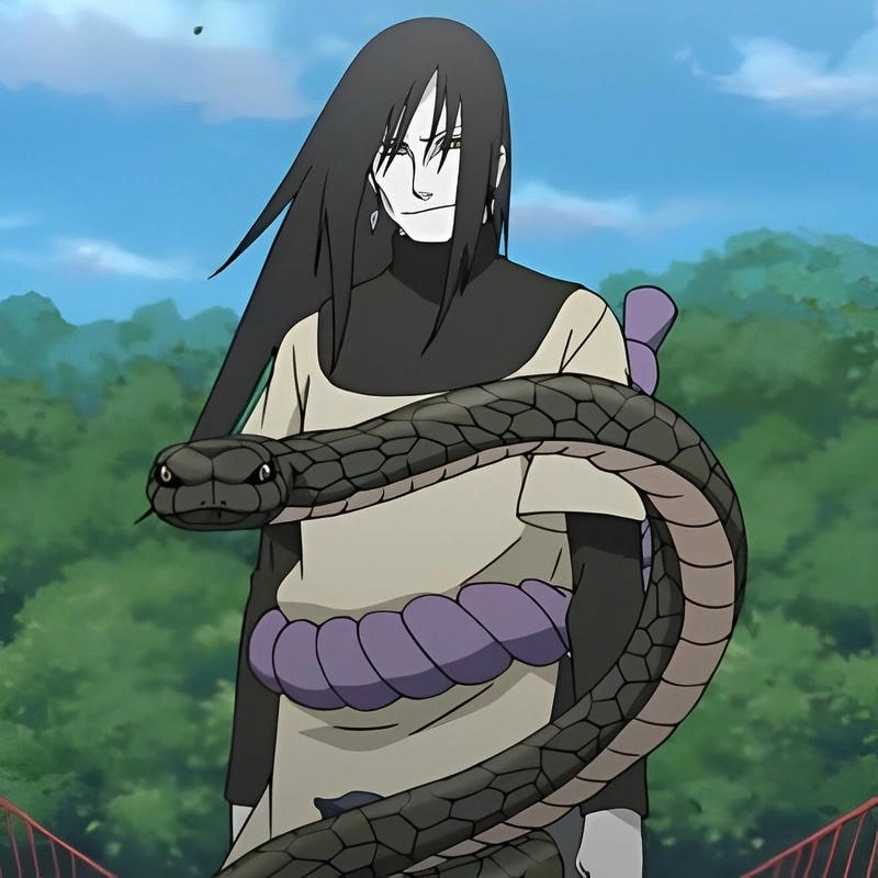 Tạo orochimaru avatar ngầu và sắc nét cho mạng xã hội