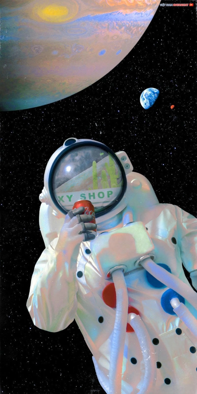 Thiết kế avatar phi hành gia vector sắc nét, hiện đại cho mọi nhu cầu nghệ thuật