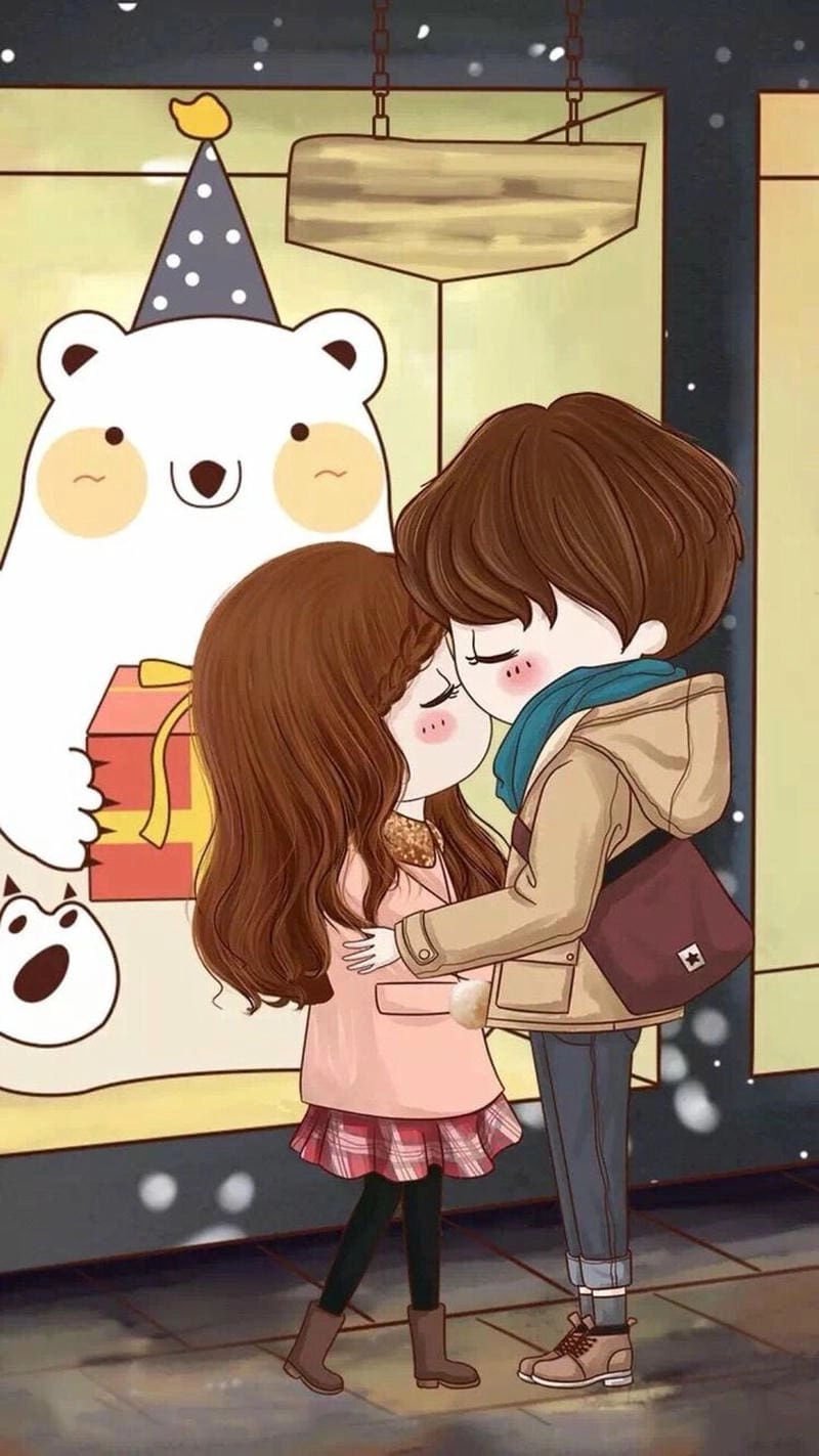 Chọn avatar đôi anime tình yêu để chia sẻ tình cảm cùng nửa kia