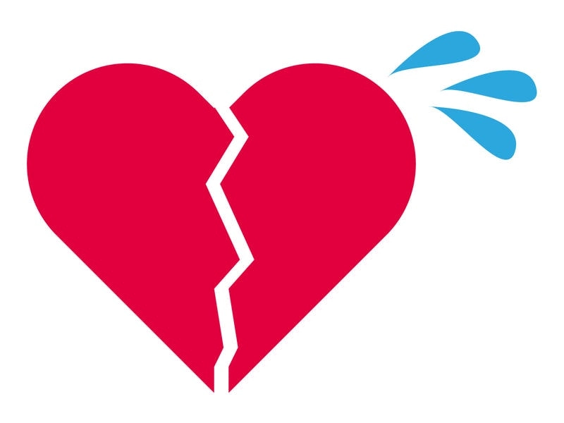 Chia sẻ cảm xúc với avatar trái tim tan vỡ buồn bã