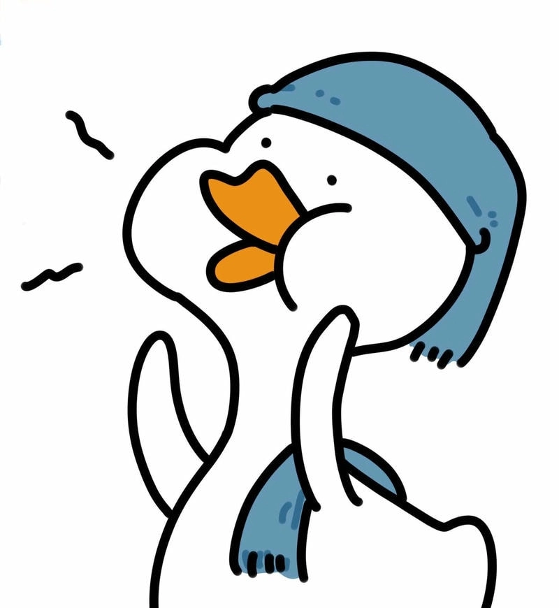 Tải avatar vịt cute đáng yêu làm hình đại diện nổi bật