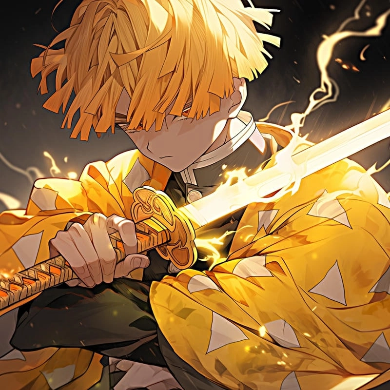 Tận hưởng avatar zenitsu chibi đáng yêu chuẩn phong cách Nhật