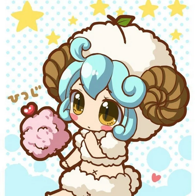 Khám phá bộ sưu tập chibi cung bạch dương cực dễ thương