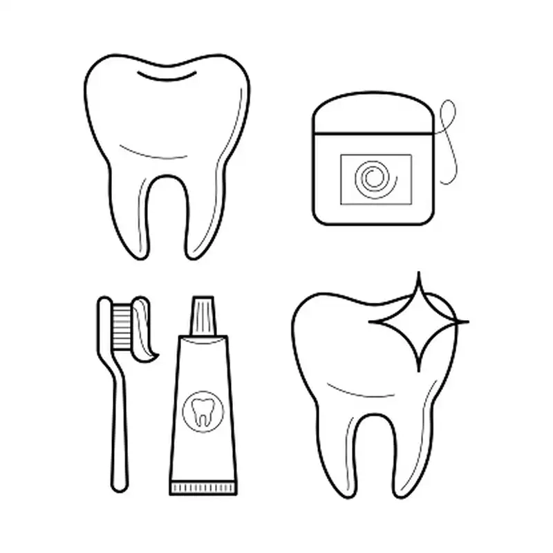 Khám phá bàn chải đánh răng hình chữ u thú vị cho bé tô màu