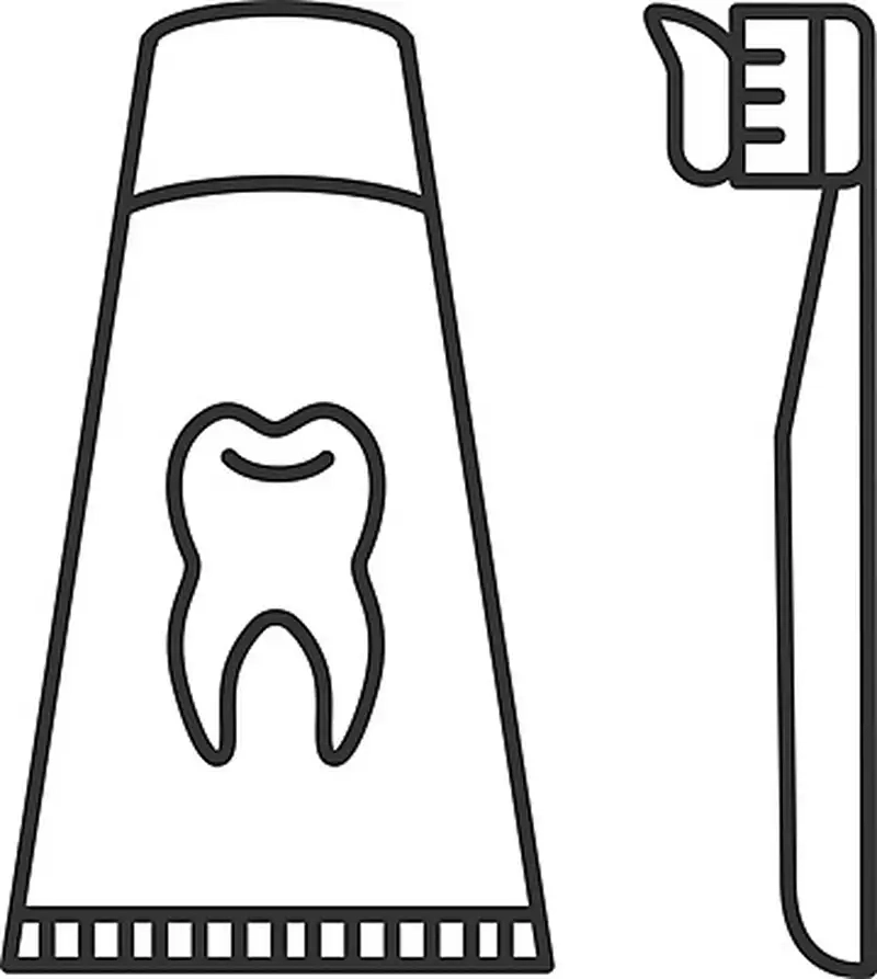 Bé tự do tô màu bàn chải đánh răng phát triển kỹ năng sáng tạo