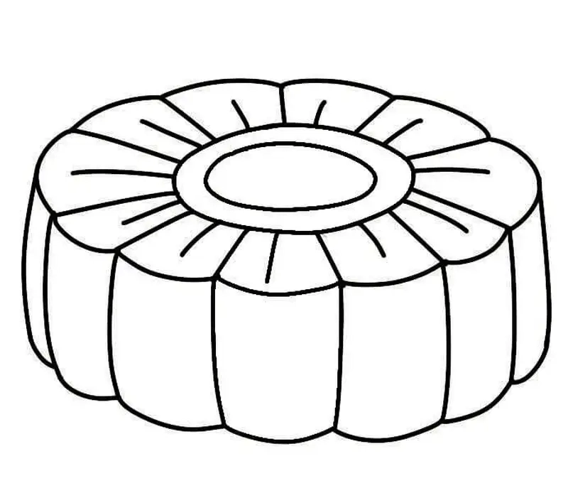 Tranh tô màu bánh trung thu là như thế nào