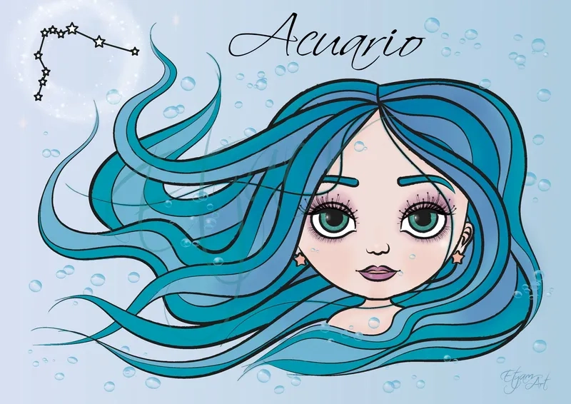 Độc quyền cung bảo bình nữ chibi ngọt ngào đáng yêu cho bạn tải về