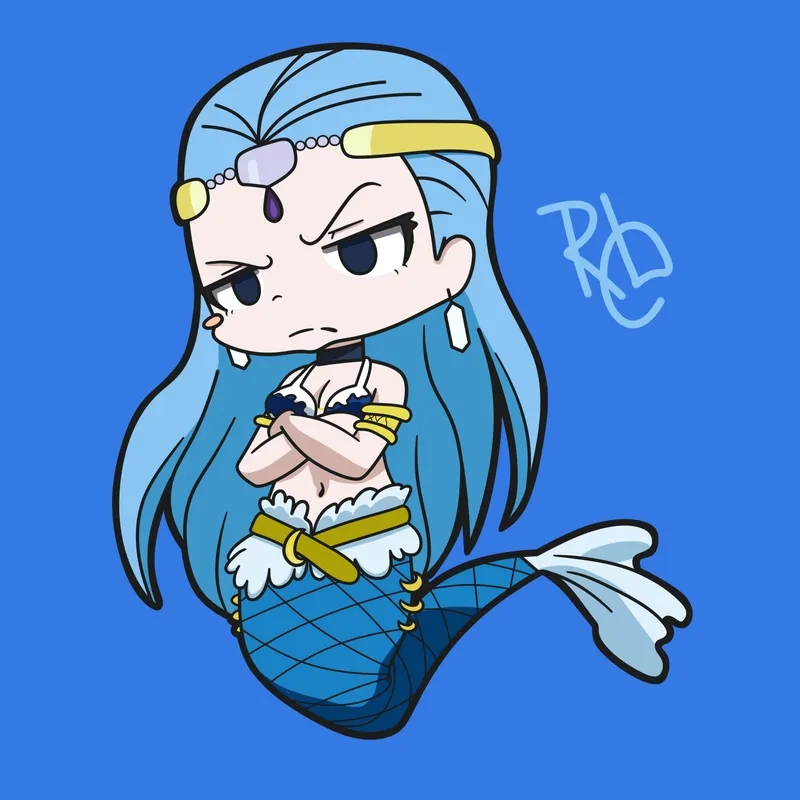 Trọn bộ hình nền cung bảo bình chibi cực chất cho điện thoại