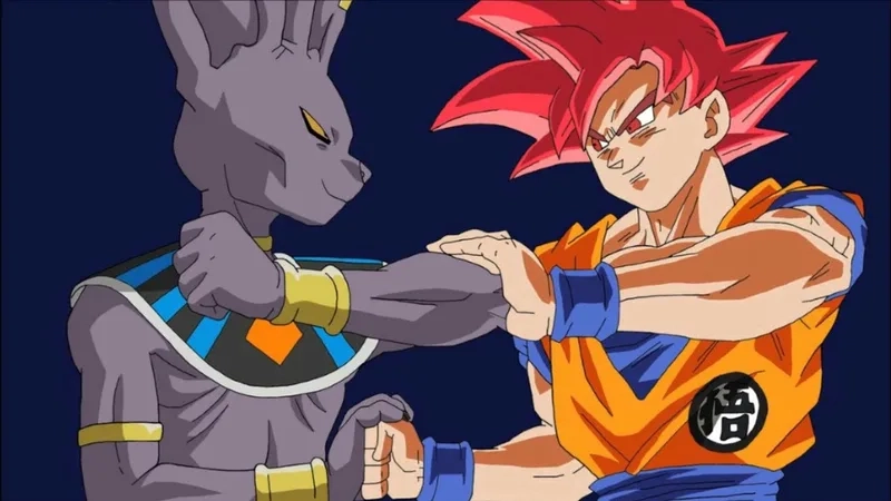 Khi Goku đối đầu thần hủy diệt goku vs beerus
