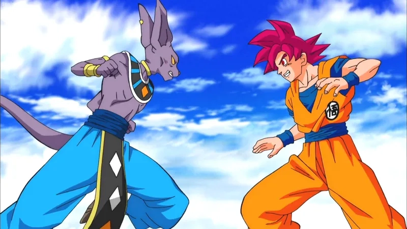 Hợp lực mạnh mẽ giữa Goku và Beerus goku and beerus