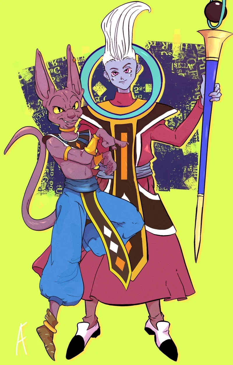 Khám phá sức mạnh tối thượng beerus+whis