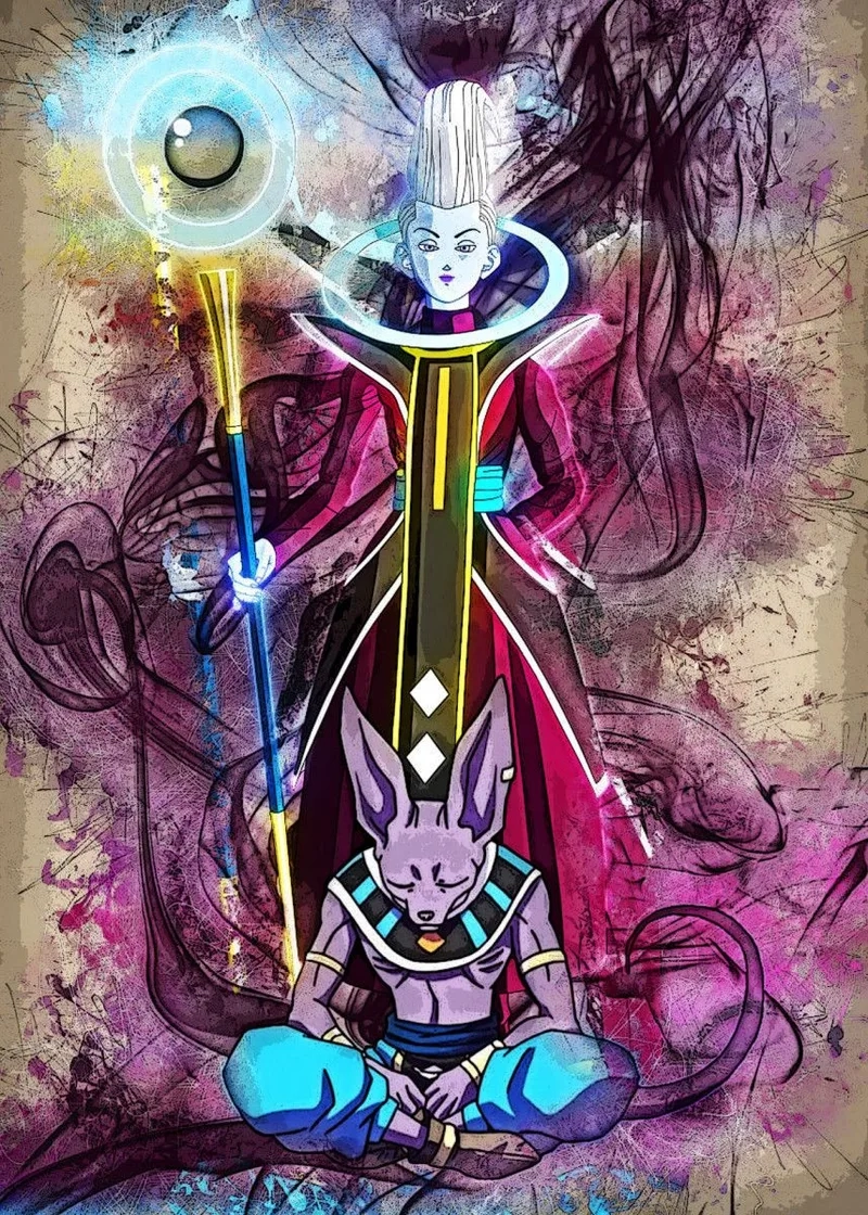 Khi Whis kết hợp cùng Beerus whis+beerus