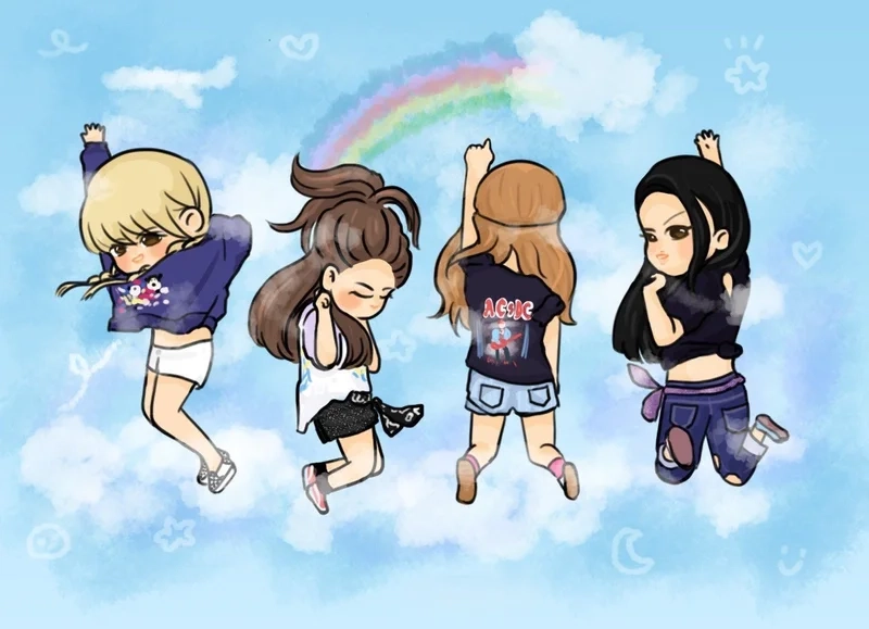 Khoảnh khắc đáng yêu với chibi blackpink cute cực hot