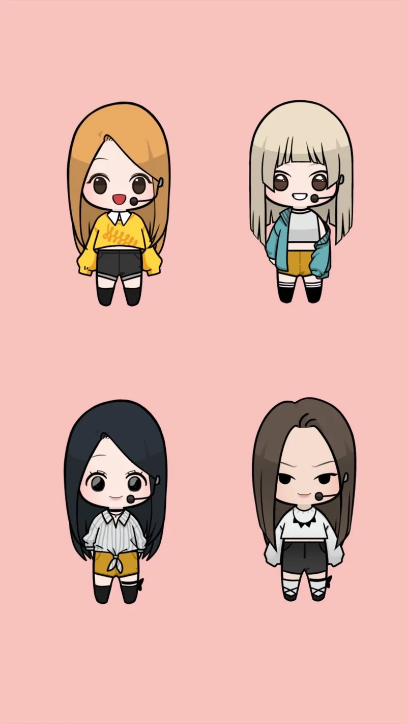 Bộ sưu tập hình blackpink cute chibi đẹp ngất ngây