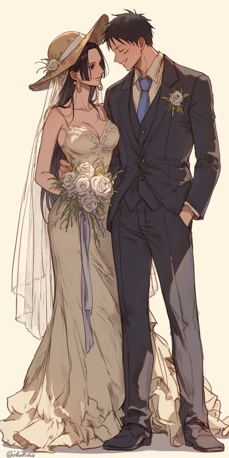 Tình bạn và tình yêu hòa quyện trong boa và luffy