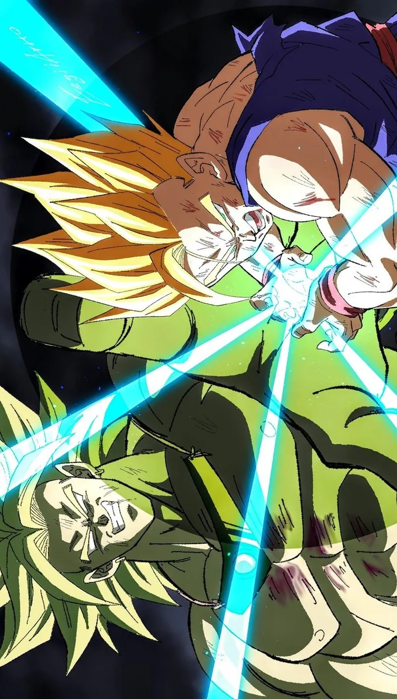 Sức mạnh khủng khiếp từ Beast Gohan và Broly beast gohan vs broly