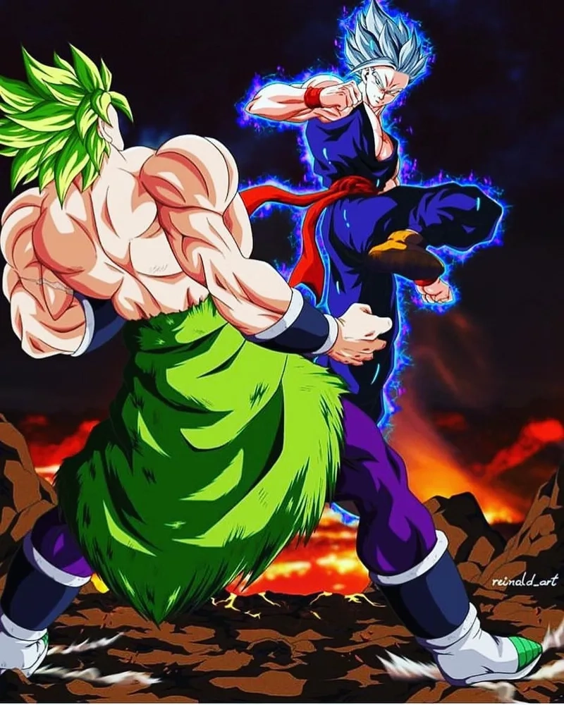 Khi Broly đối đầu với Gohan broly vs gohan