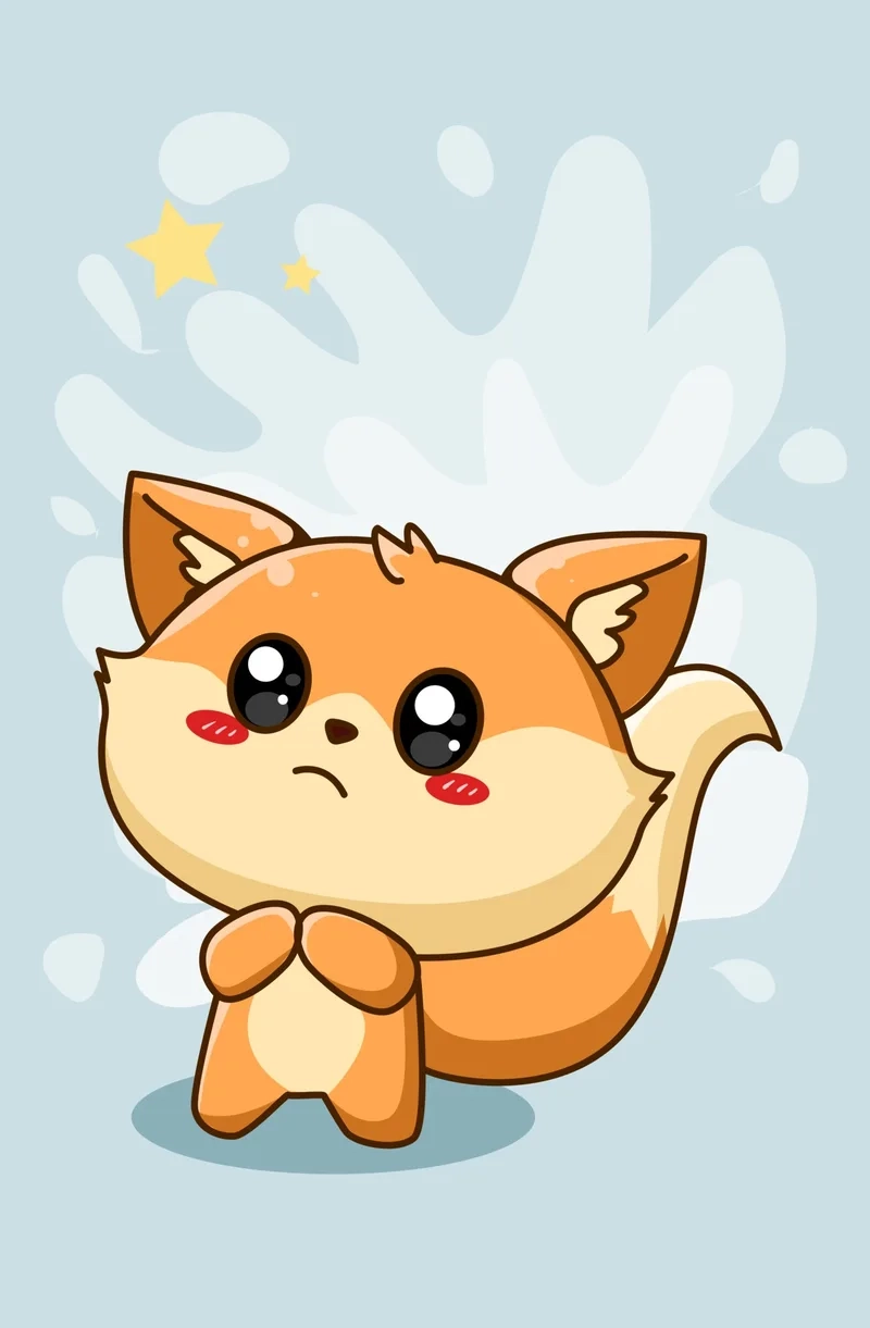 Bộ sưu tập con cáo chibi đẹp lung linh dành cho fan anime