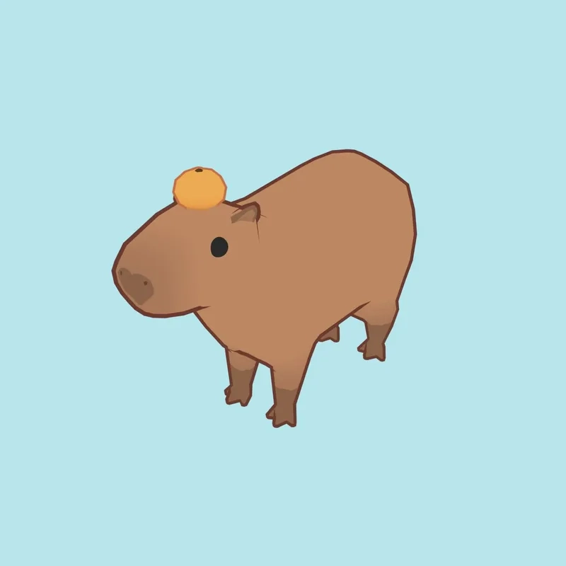 Thêm chút dễ thương với capybara chibi cute cực hot