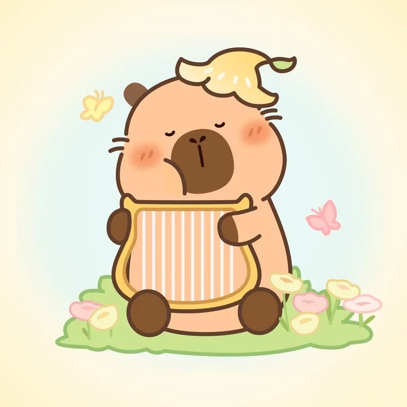 Cập nhật ngay ảnh capybara chibi cute mới nhất hôm nay