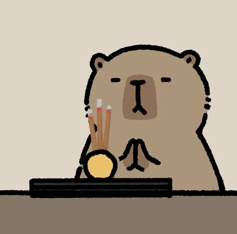 Làm mới profile bằng capybara chibi avatar cực dễ thương