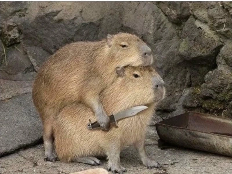 Cùng cười với những hình capybara meme buồn cười