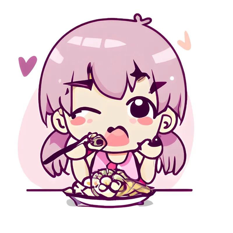 Chiêm ngưỡng bộ ăn chibi đầy màu sắc và sáng tạo