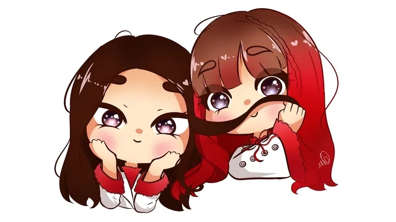 Bộ sưu tập hot trend chibi bạn thân dễ thương được nhiều bạn trẻ