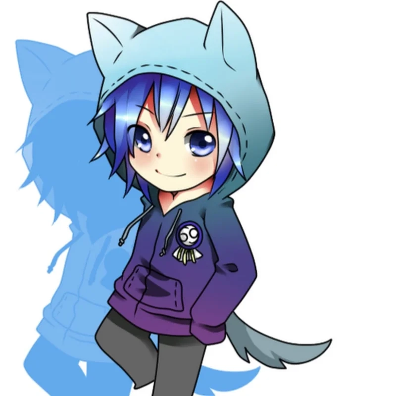 Dành cho fan yêu sự đối lập trong hình chibi boy ngầu dễ thương