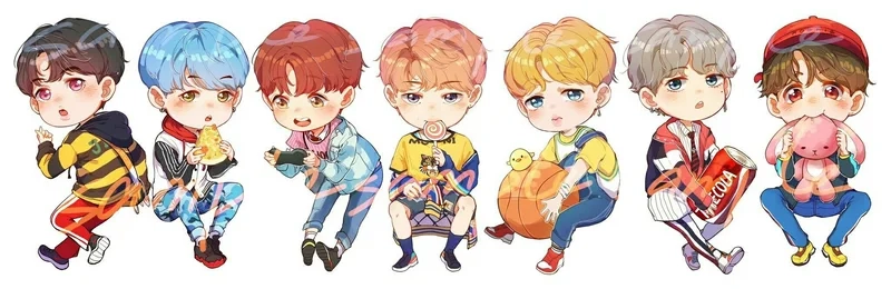 Khám phá kho ảnh chibi bts mới nhất cực chất