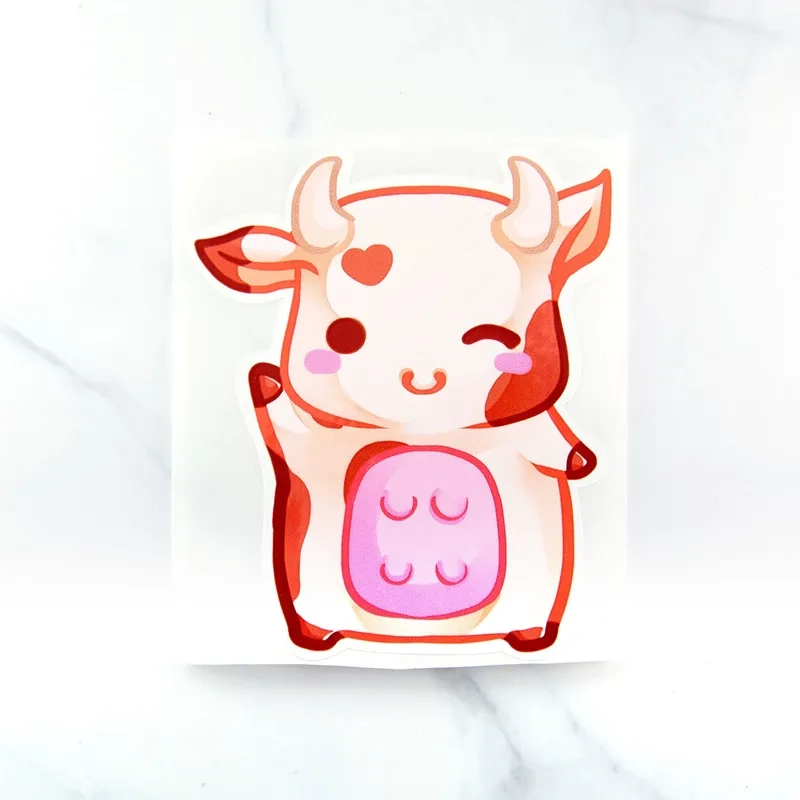 Ngắm ngay chibi hình bò sữa cute cực đáng yêu hot trend