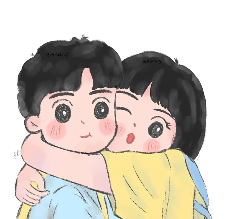 Thưởng thức ảnh chibi cặp độc đáo đầy phong cách