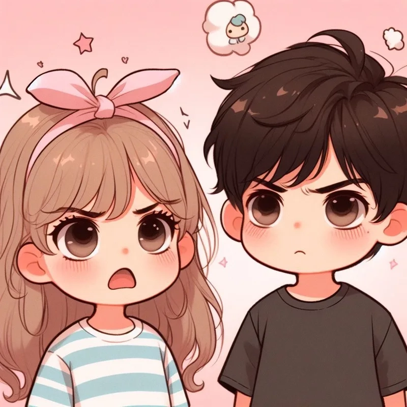 Kho ảnh hình chibi cặp đôi ngọt ngào cực dễ thương