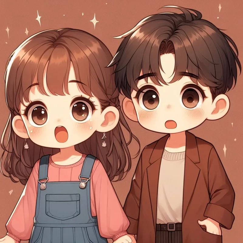 Bộ ảnh hình chibi cặp đôi dễ thương cực hot cho giới trẻ